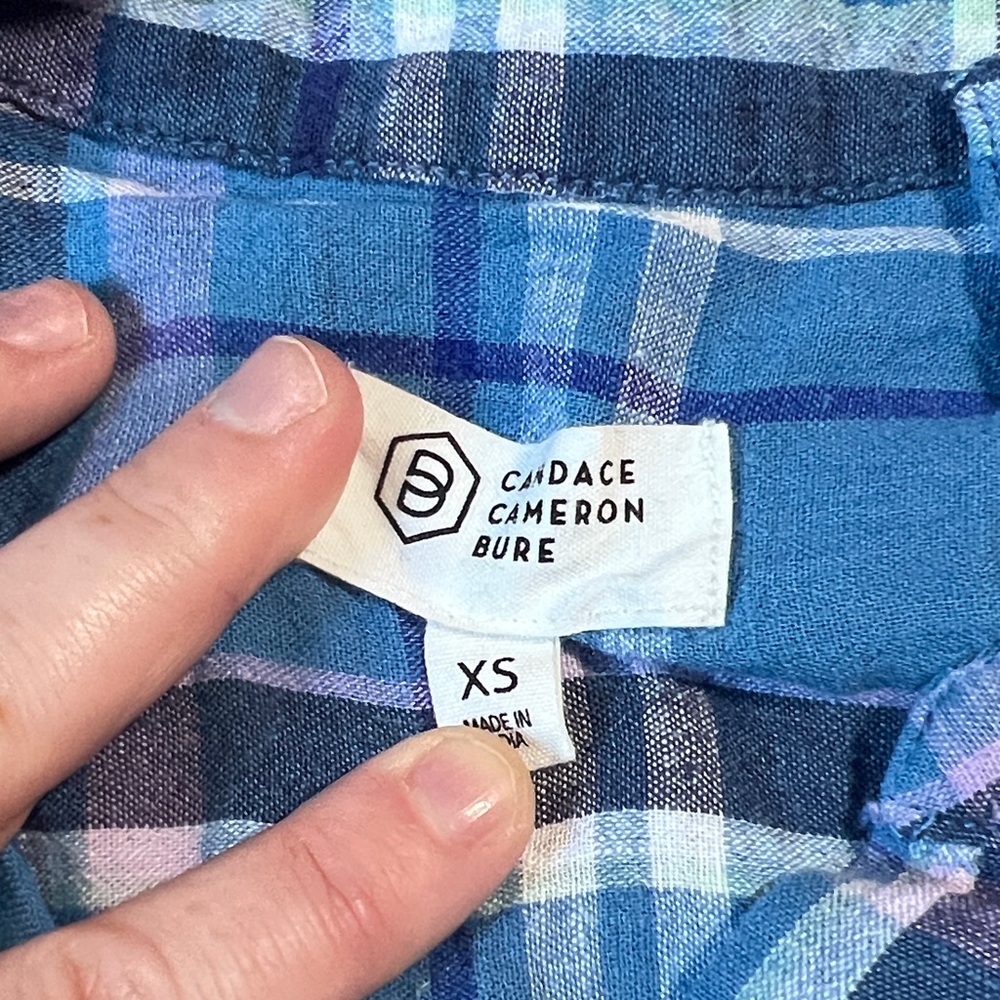 Stylish Women’s Plaid Flannel Shirt Set - Pink, Blue, Green - Picture 14 of 16